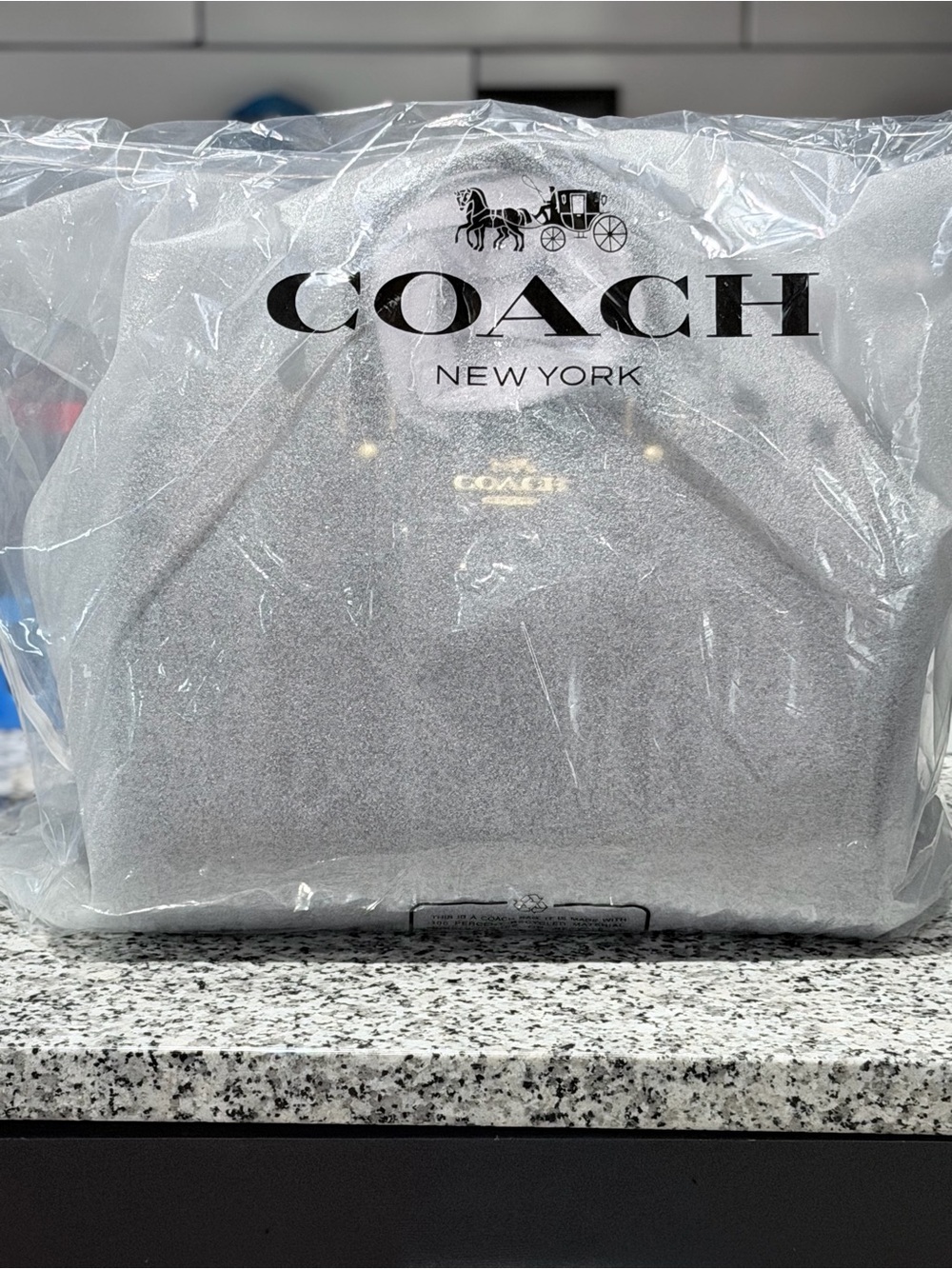 NWT Coach Large Rowan Satchel Maple Leather CES11